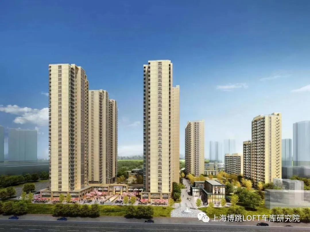徐汇采用了LOFT车库武汉当代集团春风十里项目现已结构封顶！